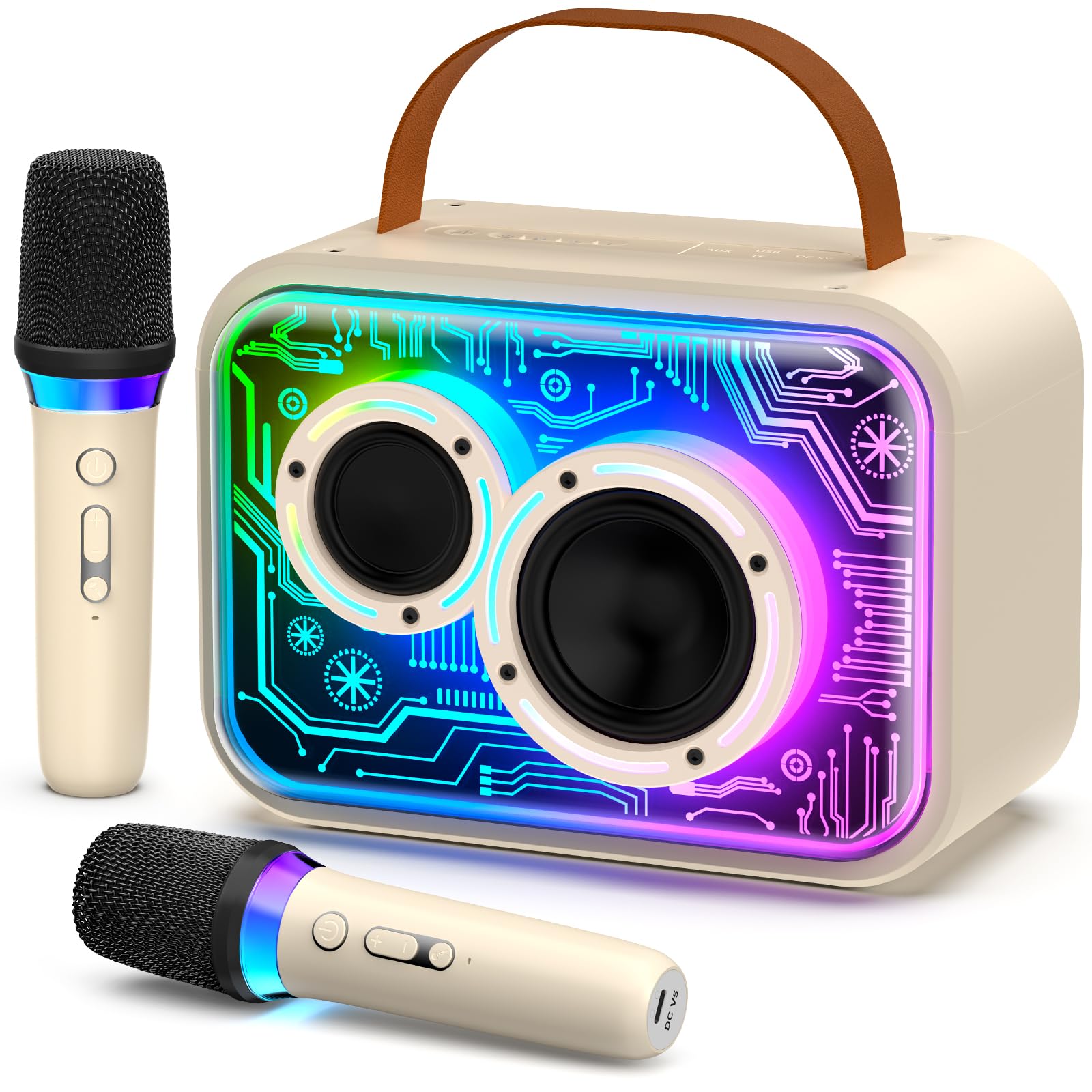 Amazon.com: HWWR Karaoke Machine for Kids and Adults, Mini